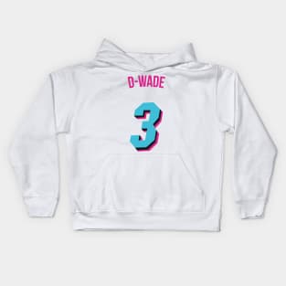 Dwyane Wade 'D Wade' Nickname Jersey - Miami Heat Kids Hoodie